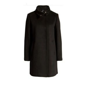 Cole Haan Signature Snap and Zipper Front Closure  Wool Blend Coat/ Jack…